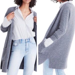 Gray Madewell Kent Cardigan Sweater in Coziest Yarn Size S VGUC